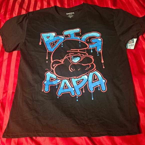 Papa Smurf T Shirt Men's size Extra Large TV Cartoon The Smurfs -NWT - Picture 1 of 8